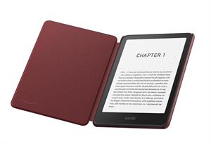 eBookReader Amazon Premium læder cover Kindle Paperwhite 2024 rube åbent